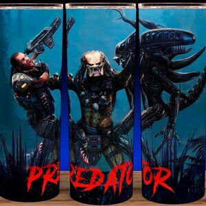 Alien Vs Predator AVP Xenomorph Fight Cup Mug Tumbler